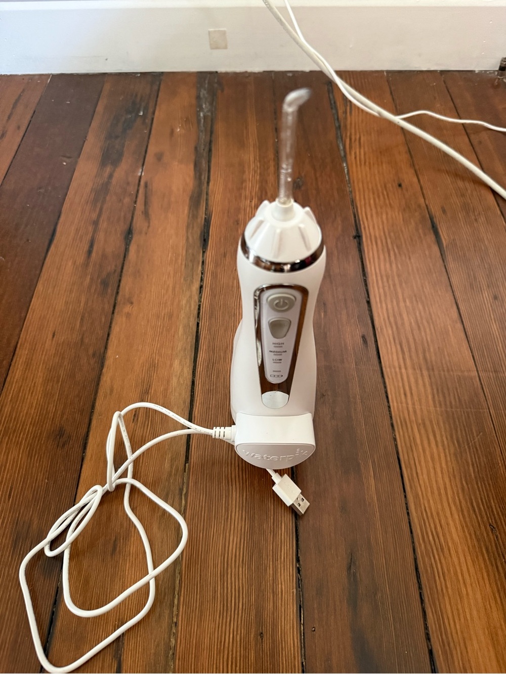 Cordless Water Flosser Electric Oral Irrigator - White